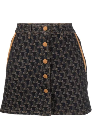 Lanvin Jeanshemd mit Jacquard-Logo