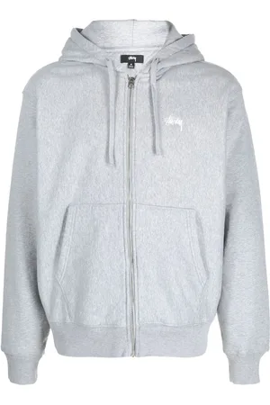 STUSSY Kapuzenjacke mit Logo-Stickerei
