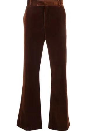 Palm Angels Klassische Hose aus Samt
