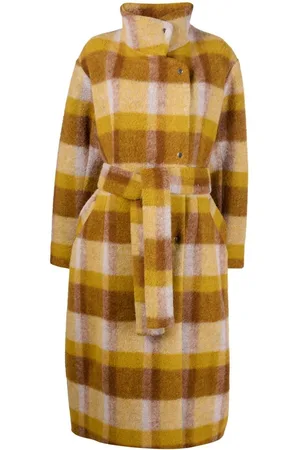 HENRIK VIBSKOV Karierter Mantel im Oversized-Look