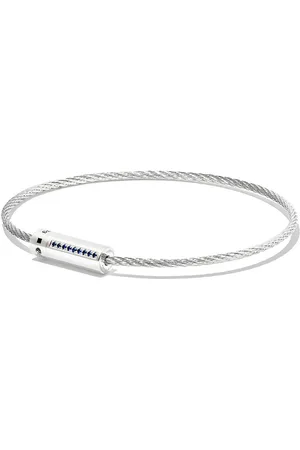 Le Gramme Cable Armband mit Saphiren