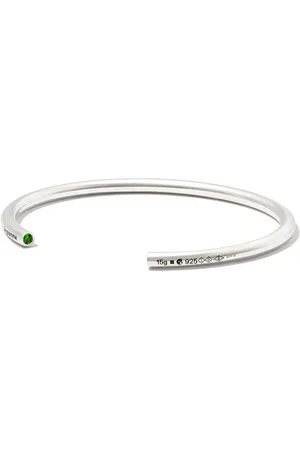 Le Gramme Armreif aus Sterlingsilber mit Tsavorit 15g