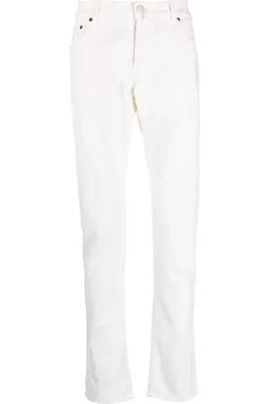 MOORER Klassische Straight-Leg-Jeans