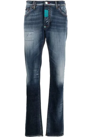 Philipp Plein Premium Hexagon Slim-Fit-Jeans