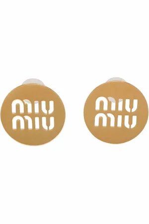 Miu Miu Ohrringe mit Logo