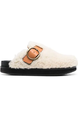 Isabel Marant Mules aus Faux Shearling