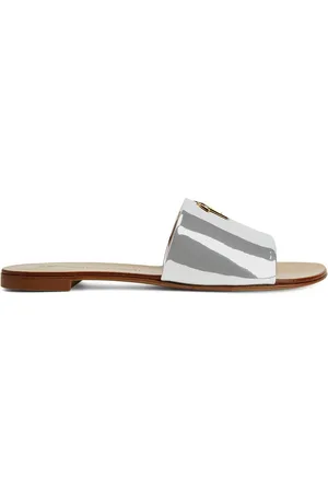 Giuseppe Zanotti Sandalen im Metallic-Look