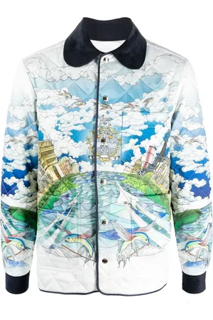 Casablanca Gesteppte Jacke mit Print