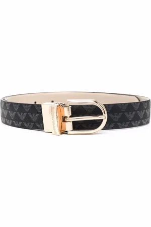 Emporio Armani Gürtel mit Monogramm-Print