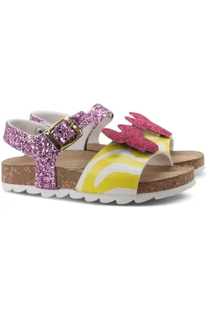 Moa Sandalen im Glitter-Look mit Minnie Maus