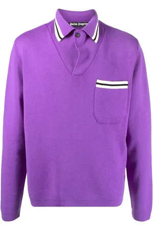 Palm Angels Poloshirt mit gestreiften Details