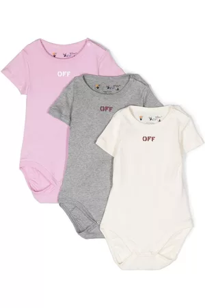 OFF-WHITE Baby Outfit Sets - Set aus drei Stramplern