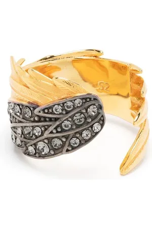 Zadig & Voltaire Kristallverzierter Ring mit Federn
