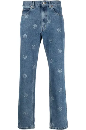 MARTINE ROSE Straight-Leg-Jeans mit Logo