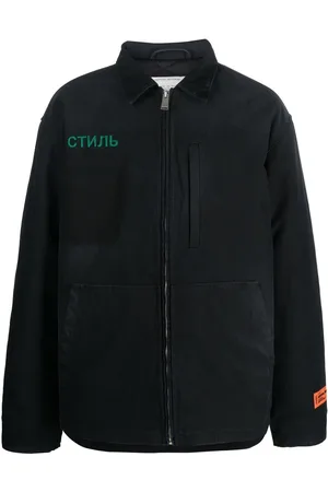 Heron Preston Jeansjacke mit Logo-Stickerei