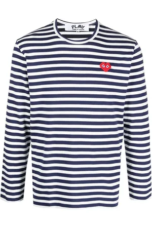 Comme des Garçons Gestreiftes T-Shirt