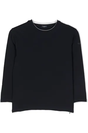 Il gufo Langarmshirt mit Kontrastdetail