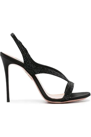 Aquazzura Slingback-Sandalen mit Kristallen 105mm