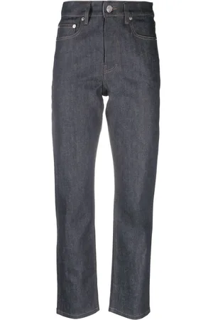 Maison Kitsuné Gerade Cropped-Jeans