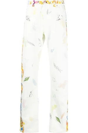 Casablanca Straight-Leg-Jeans mit Print