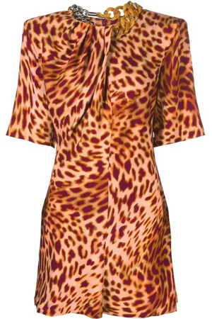 Stella McCartney Minikleid mit Leoparden-Print