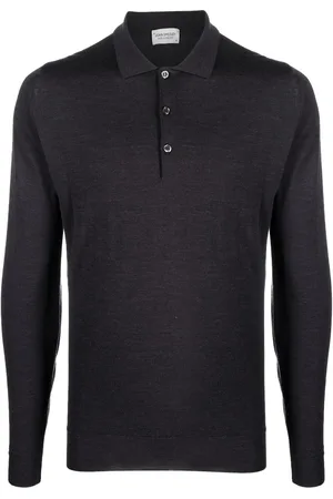 JOHN SMEDLEY Langärmeliges Poloshirt