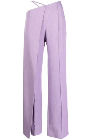 ALEKSANDRE AKHALKATSISHVILI Asymmetrische Hose mit weitem Bein