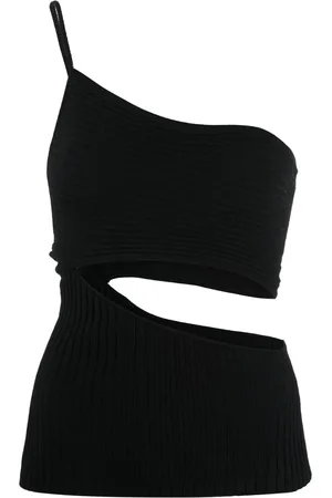 ANDREADAMO Klassisches One-Shoulder-Top