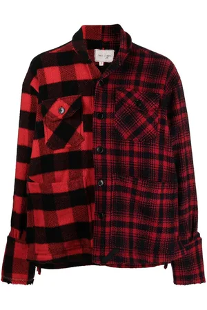 GREG LAUREN Karierte Hemdjacke