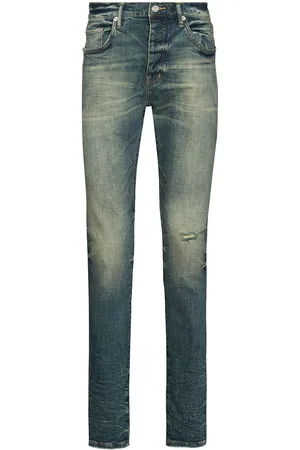 Purple Brand Tief sitzende Straight-Leg-Jeans