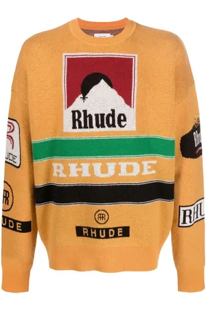 Rhude Intarsien-Pullover mit rundem Ausschnitt