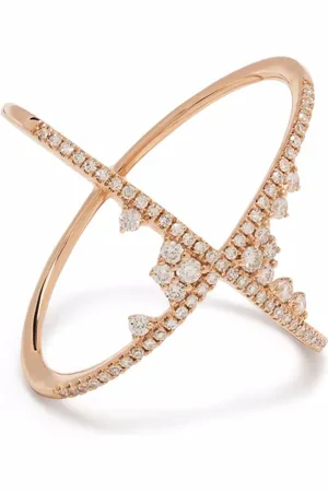 DJULA 18kt Rotgoldring mit Diamanten
