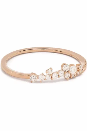 DJULA 18kt Rotgoldring mit Diamanten