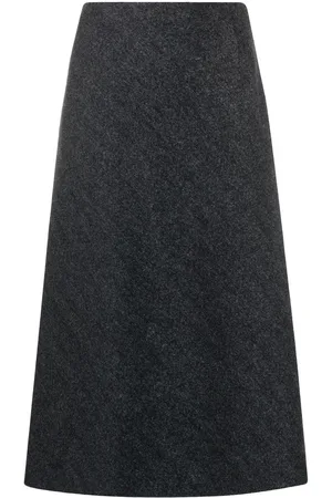 Maison Margiela Rock mit Fischgrätenmuster