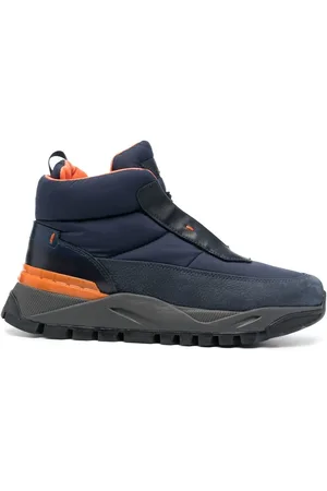 santoni Hiking-Boots mit Schnürung