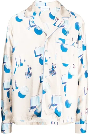 BLUE SKY INN Hemd mit Strand-Print