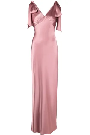 V:PM ATELIER Abendkleid mit V-Ausschnitt