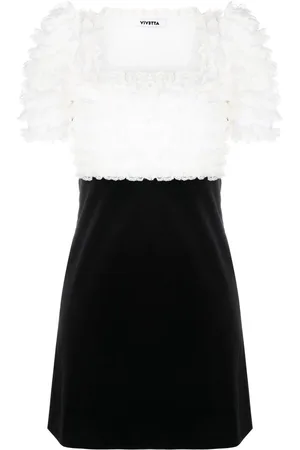 VIVETTA Minikleid mit Rüschendetail