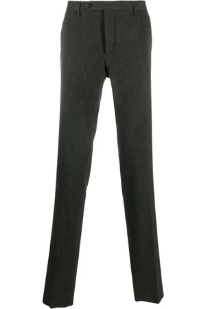 Incotex Chenille-Hose mit Nadelstreifen