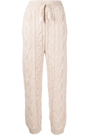 Low Classic Gerade Hose mit Zopfmuster
