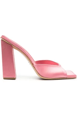 Gia Borghini Rosie Mules aus Satin 125mm