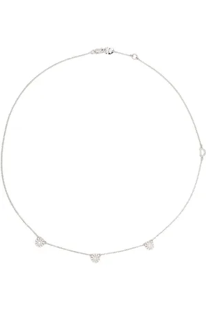 Damiani 18kt Margherita Pizza Weißgoldhalskette mit Diamanten