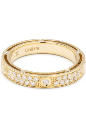 Damiani 18kt Gelbgoldring mit Diamanten