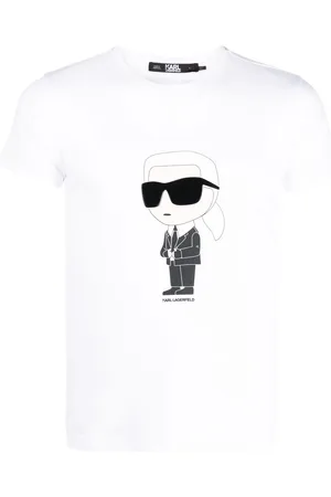 Karl Lagerfeld Ikon T-Shirt aus Bio-Baumwolle