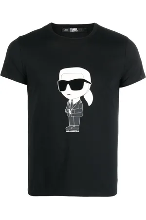Karl Lagerfeld Ikon T-Shirt aus Bio-Baumwolle