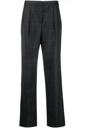 Aspesi Karierte Wide-Leg-Hose
