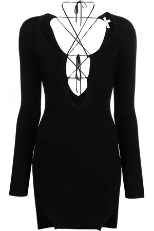 Nensi Dojaka Minikleid mit Schnürung
