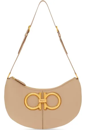 Salvatore Ferragamo Schultertasche mit Gancini-Schild