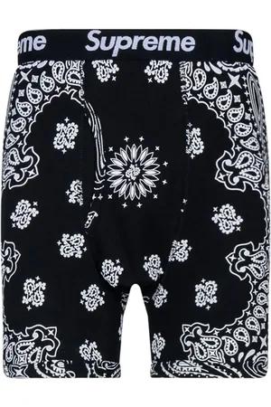 Supreme X Hanes Set aus zwei Slips mit Bandana-Print