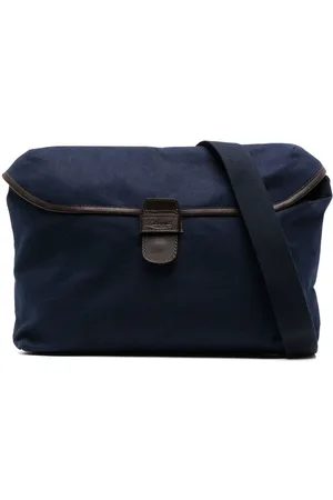 LEATHERSMITH OF LONDON Kuriertasche aus Canvas